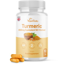 Load image into Gallery viewer, Turmeric Complex - 60 Capsules with Ginger and Black Pepper 2 Months Supply