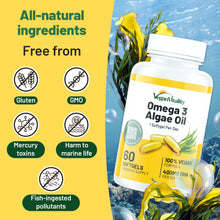 Load image into Gallery viewer, Omega 3 Algae Oil