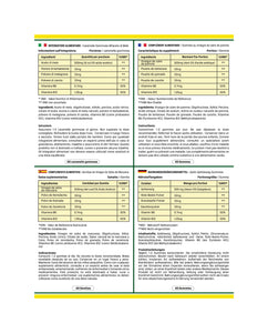 Nutrition Facts Label in French, Italian, Spanish and German