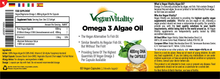 Load image into Gallery viewer, Omega 3 Algae Oil