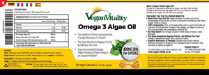 Information about our Omega 3 Algae Oil